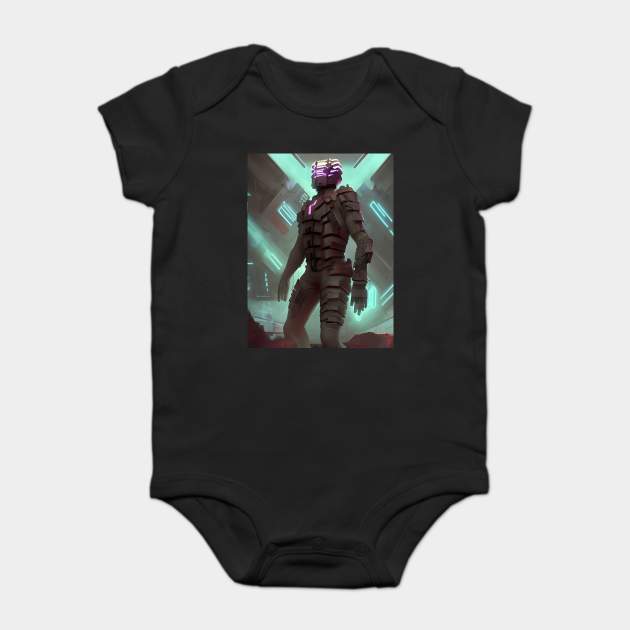 Dead Space Isaac Clarke Baby Bodysuit by animegirlnft